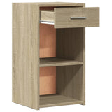 Bedside Cabinets 2 pcs Sonoma Oak 35x34x65 cm Engineered Wood 840581