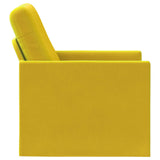 Armchair Yellow 70 x 81 x 82 cm Velvet 42041028