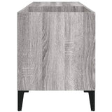 Record Cabinet Grey Sonoma 84.5x38x48 cm Engineered Wood 831955