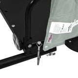 Bike Trailer Grey Oxford Fabric and Iron 94168