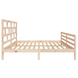 3101293 Bed Frame without Mattress Solid Wood 160x200 cm