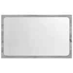 ZNTS LED Bathroom Mirror Grey Sonoma 60x8.5x38 cm Engineered Wood 834928