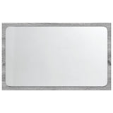 LED Bathroom Mirror Grey Sonoma 60x8.5x38 cm Engineered Wood 834928