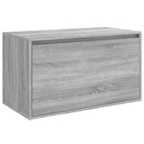 Hall Bench Grey Sonoma Engineered Wood Medium Entryway Bench 816048