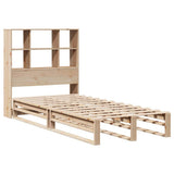 Bookcase Bed without Mattress 90x190 cm Single Solid Wood 3323938