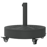 Parasol Base with Wheels for 38 / 48 mm Poles 27 kg Round 4007985