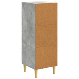 Sideboard Concrete Grey 33 x 34.5 x 90 cm Engineered Wood 894598