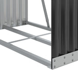 Log Holder Anthracite 80x45x190 cm Galvanised Steel 364560