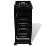 Hair Salon Plastic Trolley with Wheels 110104