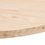 Table Top 100x50x2.5 cm Solid Wood Pine Oval 824330