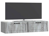 Wall-Mounted TV Cabinet Grey Sonoma 98 x 31 x 30 cm 899411