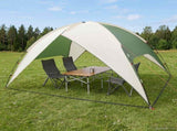 Camping Tent with Rainfly Water-resistant Dome Green 4-Person 42028525