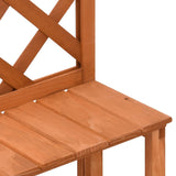 Plant Stand with Trellis 70x42x115 cm Solid Fir Wood 316413