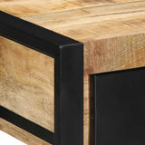 Console Table 100x35x75 cm Solid Rough Wood Mango 4015929
