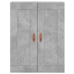 Wall Mounted Cabinets 2 pcs Concrete Grey Engineered Wood 3197997