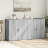 Sideboards 2 pcs Grey Sonoma 79x38x80 cm Engineered Wood 3276607