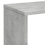 Room Divider Bookcase Concrete Grey 67x25x161.5 cm Engineered Wood 858078