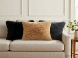 Cushion with Pillow HEERLEN 12 pcs Black PV Fleece 924801