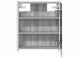 Bathroom Mirror Cabinet Grey Sonoma 33 x 11.5 x 50 cm 889220