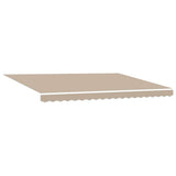 Awning Replacement Fabric Beige 430 x 345 cm Polyester 42000563