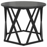 Nesting Side Table 3 pcs Black Oak Engineered Wood and Steel 868255