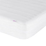 Bed with Mattress "Dover" Black Single Fabric 3208486