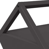 Livestock Feeding Trough Black 111 x 76 x 38 cm 874660