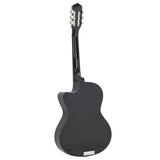 Western Classical Cutaway Guitar with Equalizer 6 Strings Black 70138