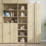 Highboard Sonoma Oak 45x41x185 cm Engineered Wood 3281675