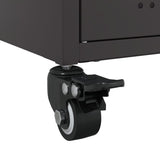 TV Cabinet Black 100.5x39x43.5 cm Steel 846692