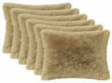 Cushion with Pillow HEERLEN 12 pcs Light Grey PV Fleece 927249