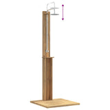 Outdoor Shower 217 cm Solid Acacia Wood and Stainless Steel 903111