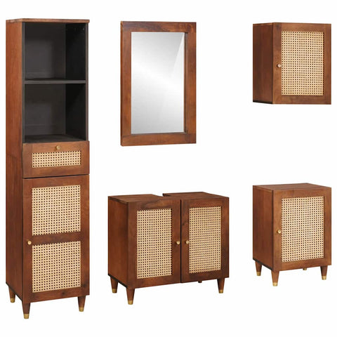 Bathroom Furniture with Drawer with Door 5 pcs 38 x 33 x 160 cm 3310174