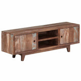 244960 TV Cabinet Solid Acacia Wood Vintage 118x30x40 cm