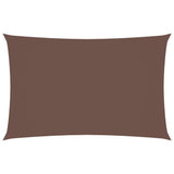 ZNTS Sunshade Sail Oxford Fabric Rectangular 2.5x5 m Brown 135814