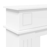 Fireplace Surround White 102 x 26 x 100 cm Engineered Wood 8006642