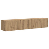 TV Wall Cabinet 2 pcs Artisian Oak 78.5 x 31 x 29.5 cm 892228