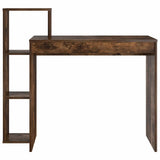 Desk with Shelf Smoked Oak 100 x 40 x 90 cm Engineered Wood 869318