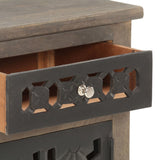 Bedside Cabinet 40x30x50 cm Solid Mango Wood 288101