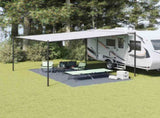 Tent Carpet Folding Blue and Grey 500 x 300 cm Polyethylene 42000178