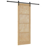 Sliding Door Natural 83 x 232 cm Solid Pine Wood 3445445