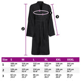 Bathrobe KINN Black XXXL Cotton 4100882