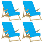 Beach Towels 4 pcs Turquoise 60x135 cm Fabric 400 GSM 3157060