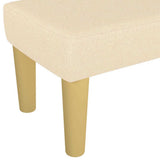 Bench Cream 100 x 30 x 30 cm Fabric 346657
