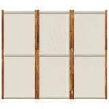 3-Panel Room Divider Light Grey 210x180 cm 4003355