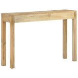 Console Table 110x30x75 cm Solid Bleached Wood Mango 351617