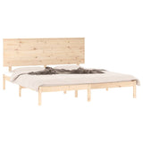 Bed Frame without Mattress 150x200 cm King Size Solid Wood 3104808