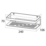 ZNTS Tiger Bathroom Basket Caddy Silver 1400030946 418299