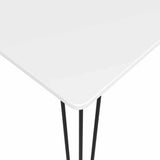 7 Piece Bar Set White and Black 3057420