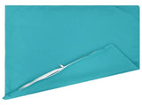 Throw Pillow 2 pcs HEERLEN Turquoise 80 x 80 cm Polyester 928591